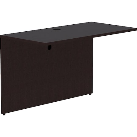 Lorell Bridge, Essentials Laminate, 48"x24"x29-1/2", Espresso LLR18217